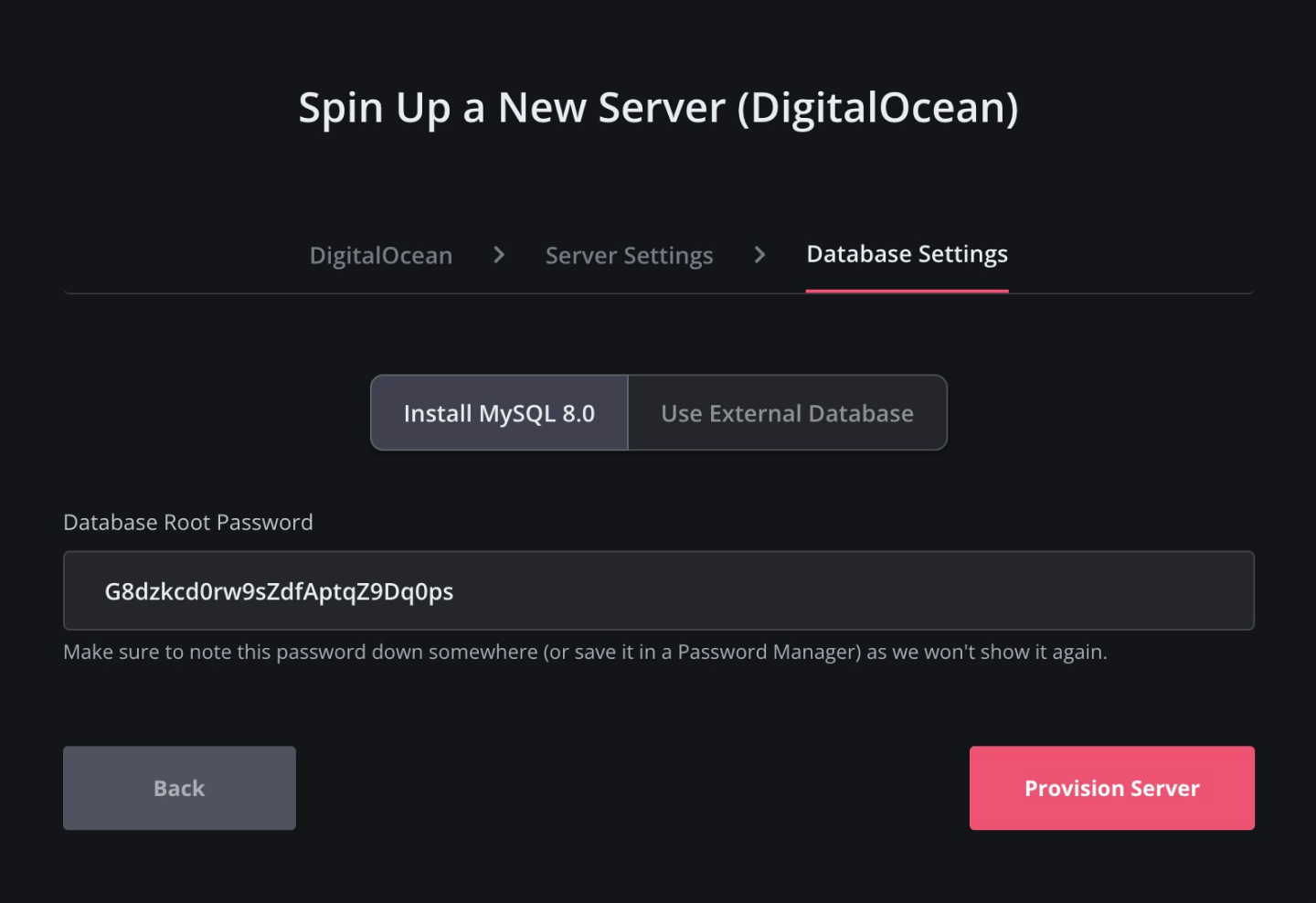 Connect SpinupWP to your new DigitalOcean server
