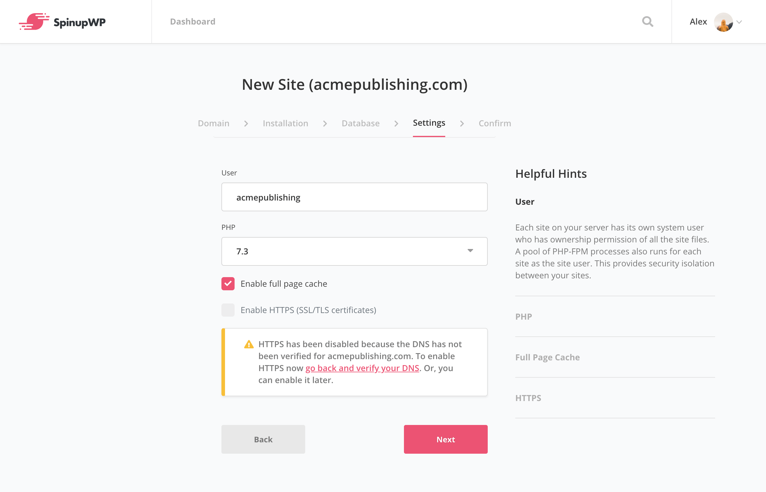 Getting Started - SpinupWP