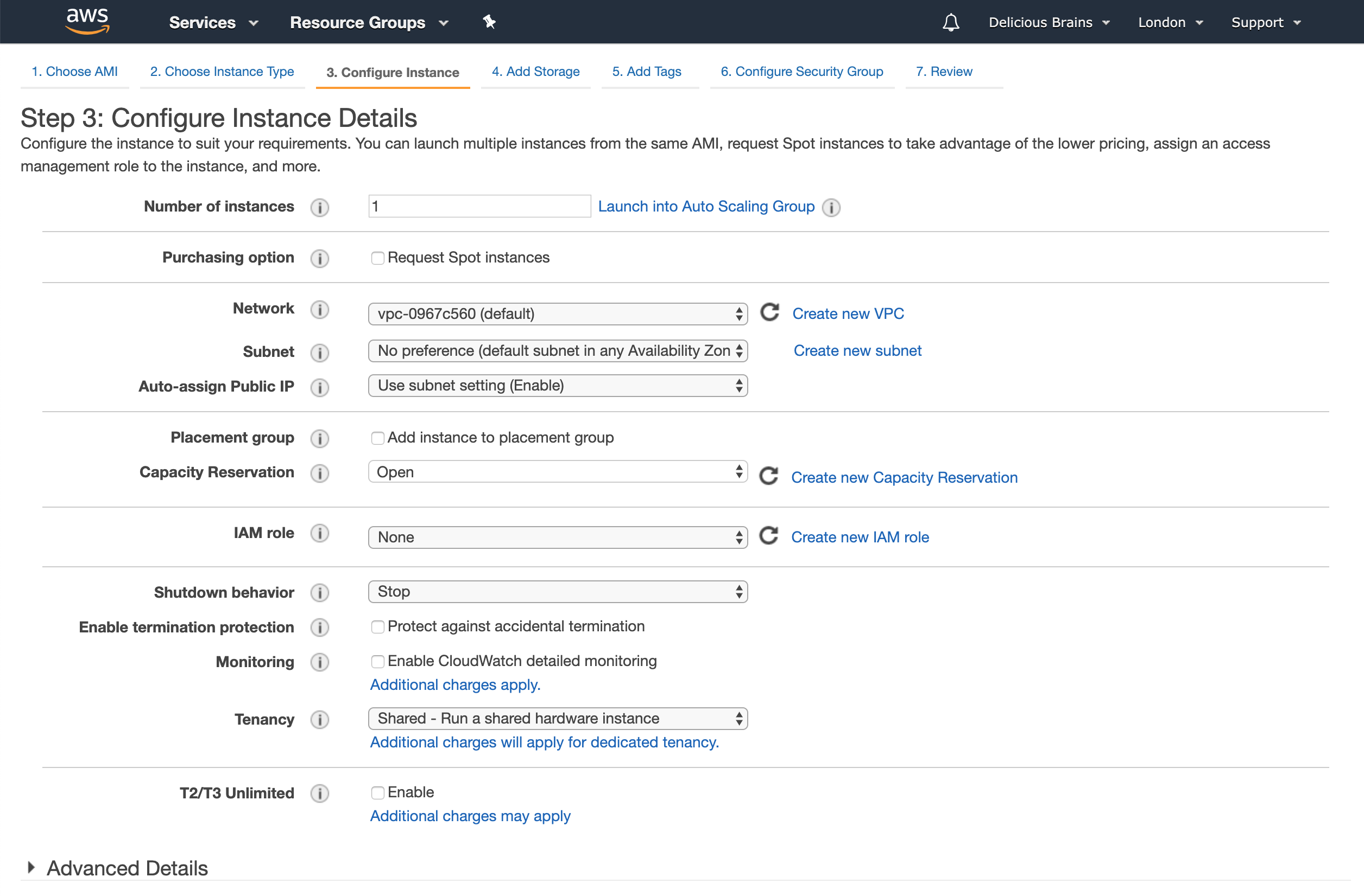 AWS Console