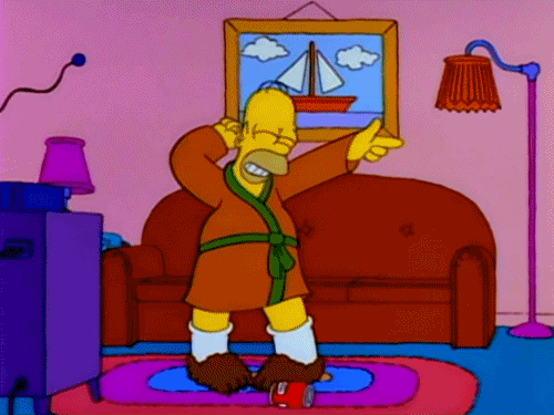 Homer dancing