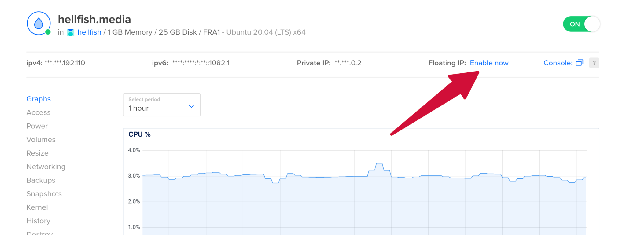 DigitalOcean Floating IPs SpinupWP