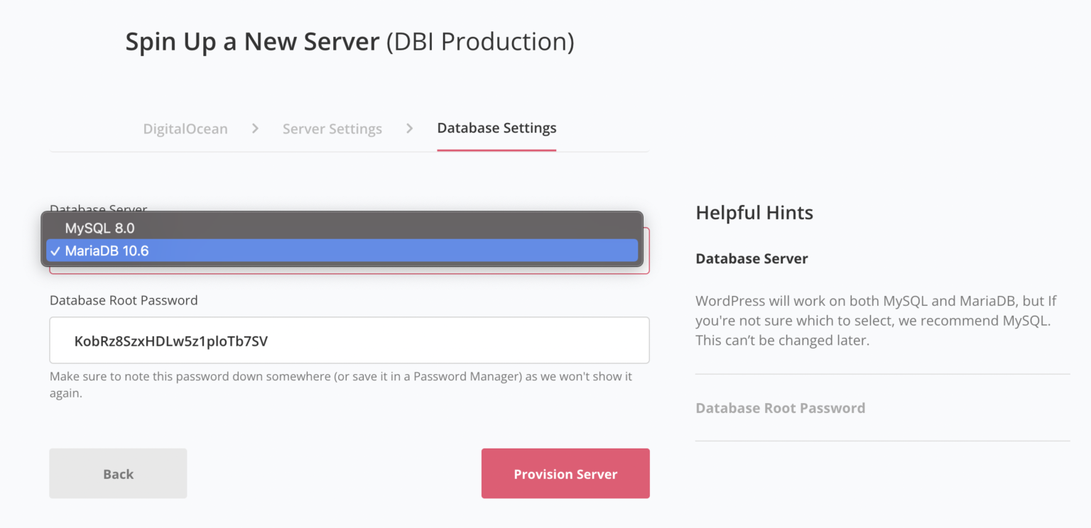 Mariadb 10 6 for new servers spinupwp