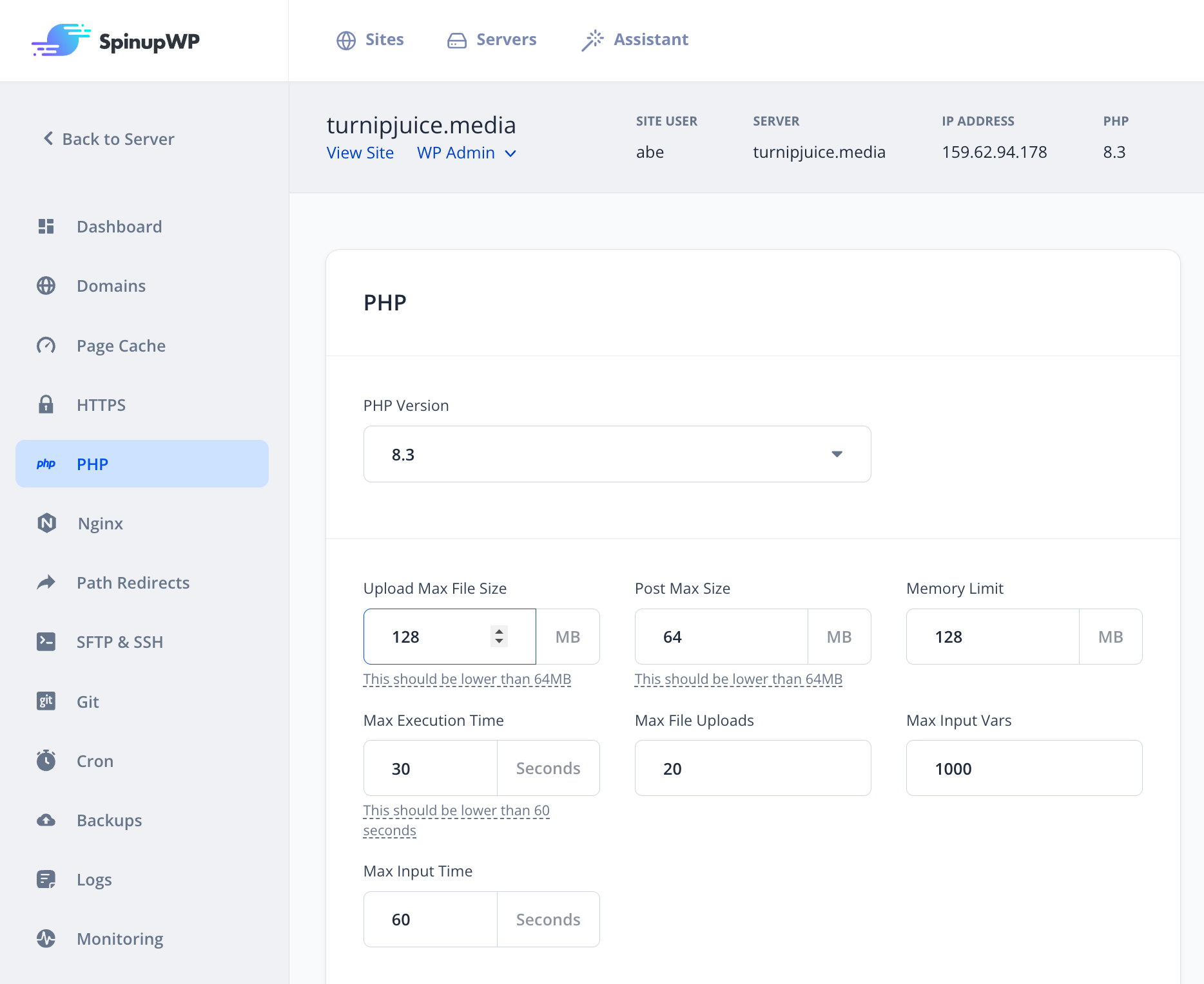 Configure PHP Upload Max File Size